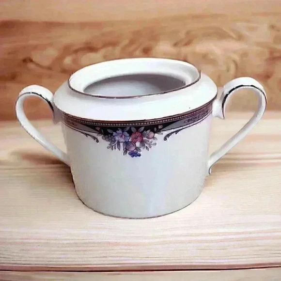VTG Noritake Squirewood 4013 Sugar Bowl No Lid Collectible Replacement Piece - Picture 1 of 4